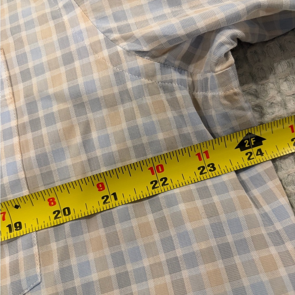 Billy Reid Plaid Button Down Shirt XL Made in Italy 100% Cotton EUC - Picture 4 of 6